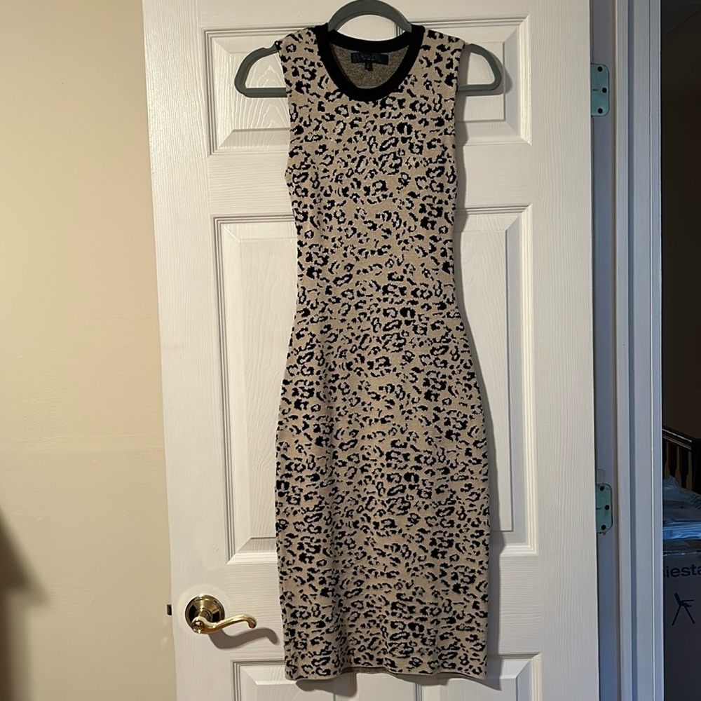NWT RACHEL Rachel Roy leopard dress
